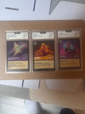 Lot de 3 cartes lorcana PCA