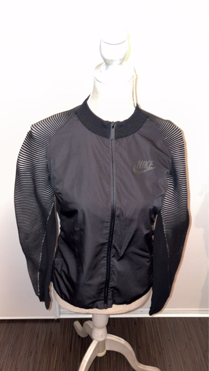 Nike - Veste Bomber Tech Knit - Taille S - Noir - photo numéro 2