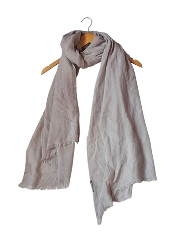 Foulard écharpe gris clair
