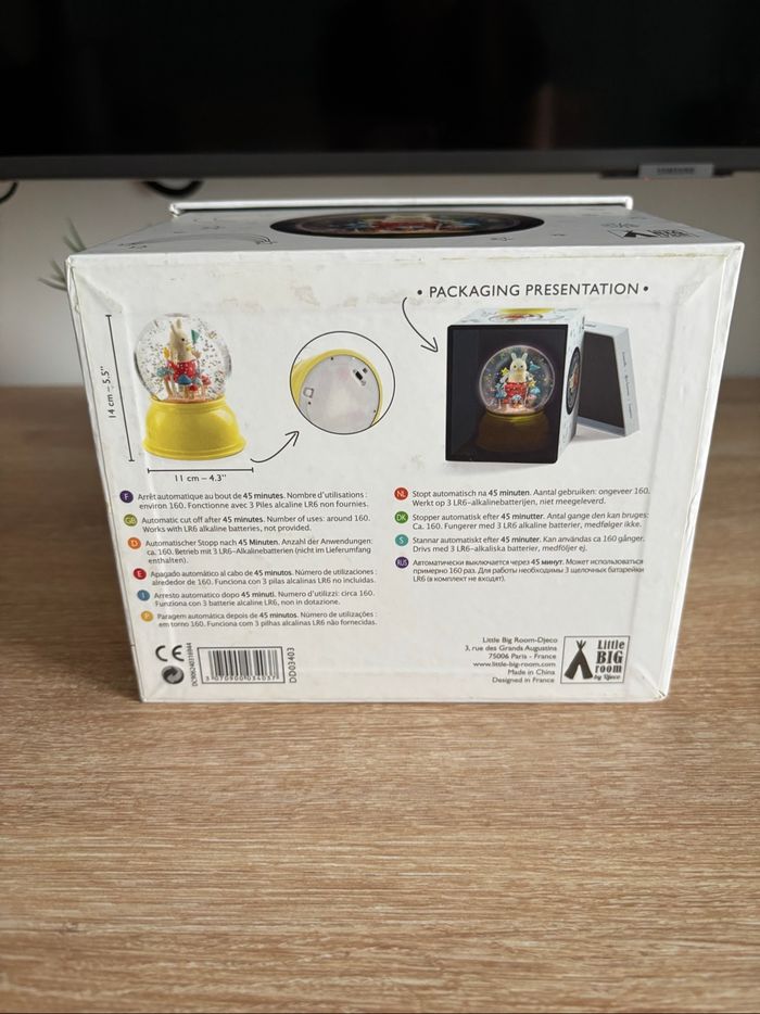 Veilleuse  lapin Little big room by djeco - photo numéro 5