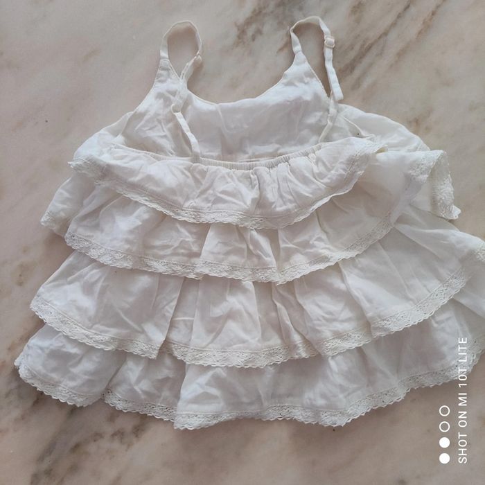 Blouse sans manche blanche Jean Bourget - photo numéro 4
