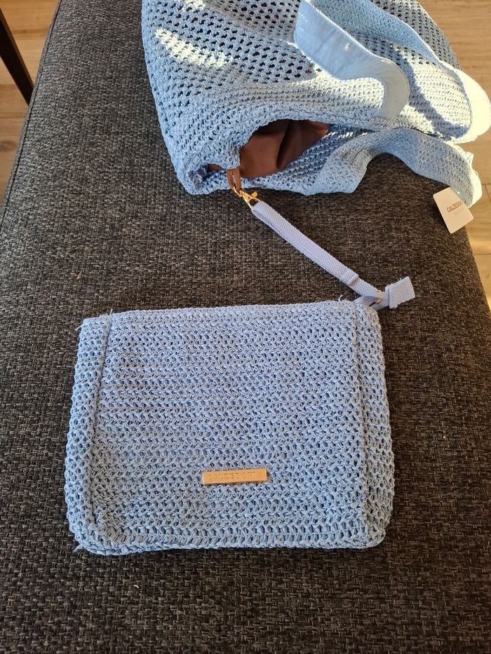 Sac de plage  Calzedonia avec pochette neuf - photo numéro 4