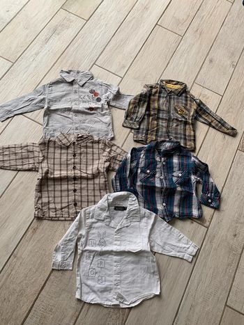 Lot chemise 18 mois