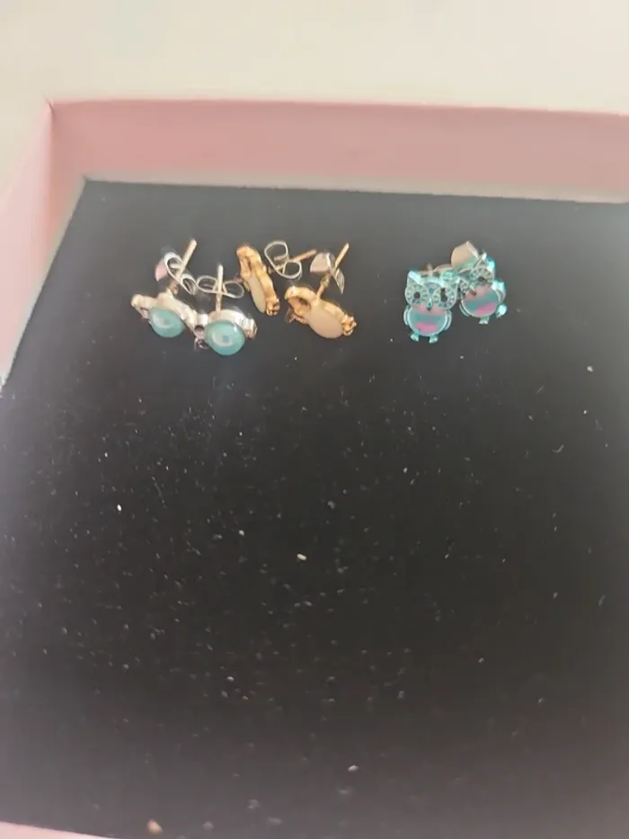 Lot de 3 paires de boucles d'oreille chouette claire's