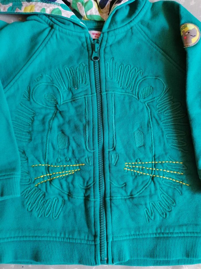 Veste zippée DPAM 18 mois - photo numéro 3