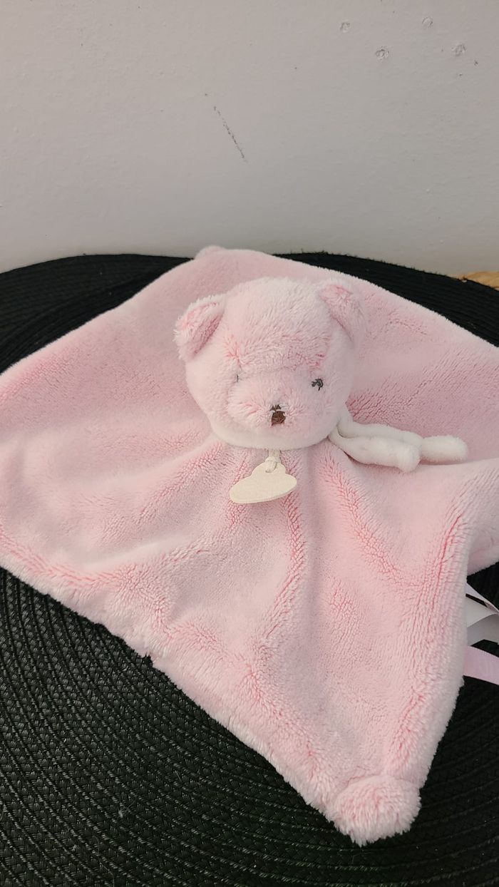 Chat plat rose j’aime mon doudou DOUDOU ET COMPAGNIE - photo numéro 5