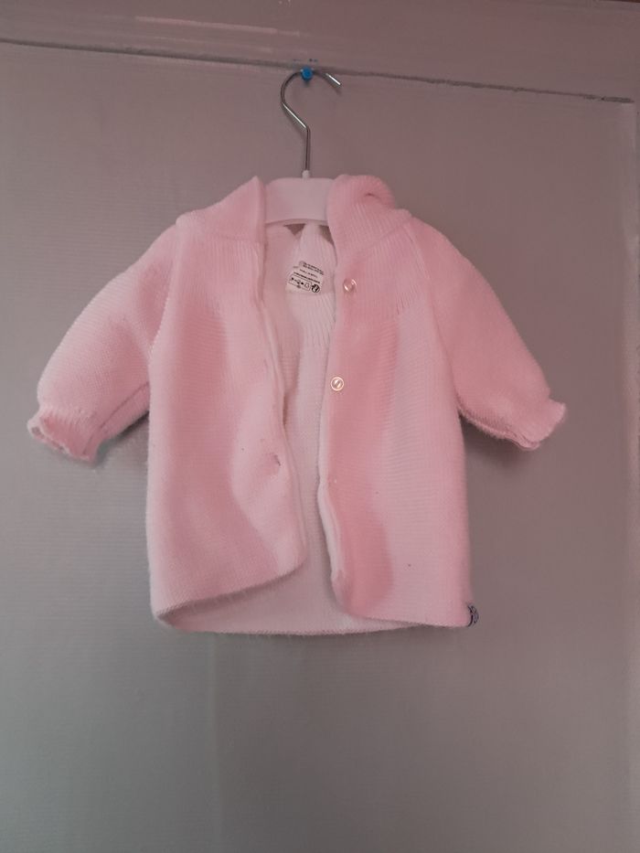 Gilet à capuche bébé