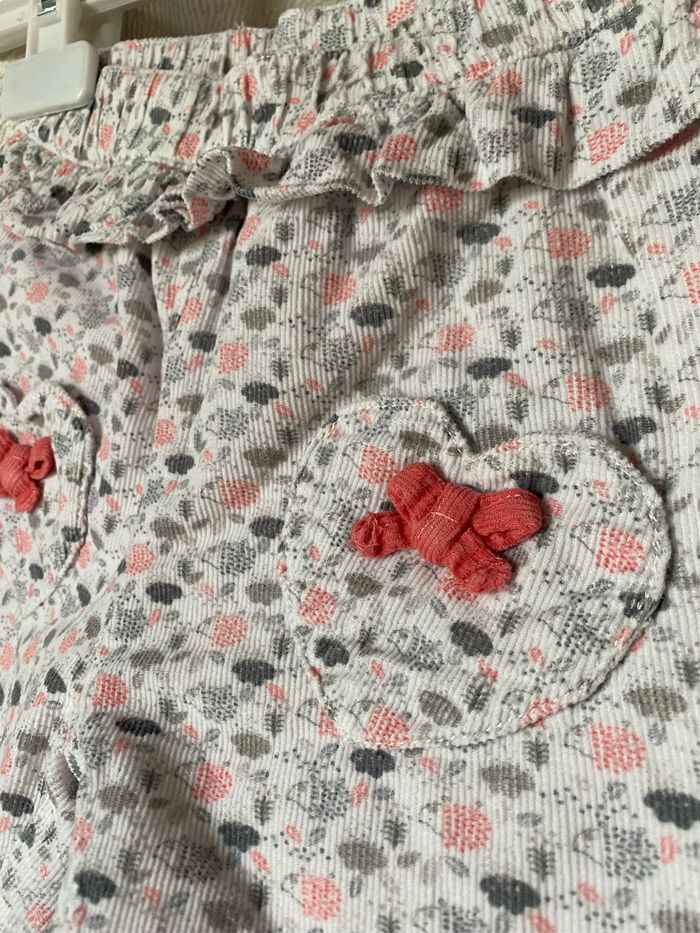 Superbe pantalon velours doublé 9 mois Mots d’enfants - photo numéro 3