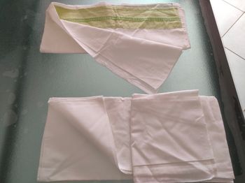 Lot de 2 draps plats petits Lit bébé