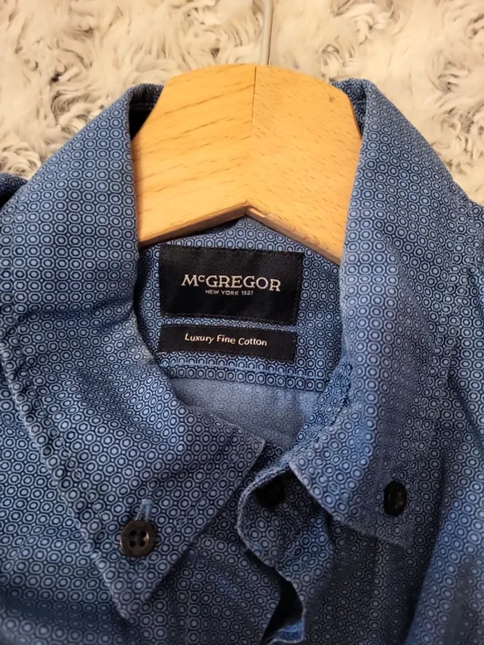Chemise bleu mc gregor S - photo numéro 3
