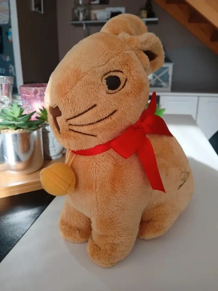 Péluche Lapin Lindt 🌿🎁