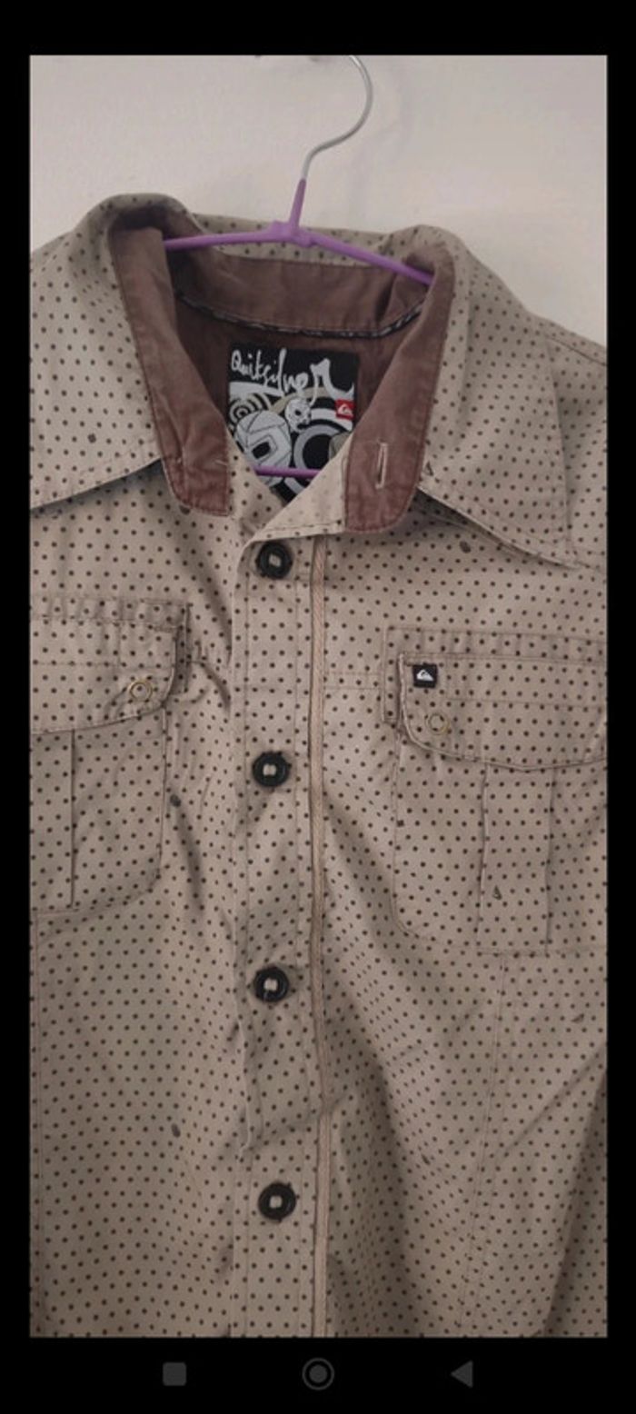 Chemise Quicksilver original tête de mort vintage - photo numéro 2