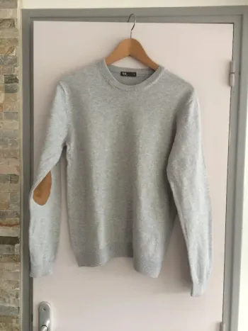 Pull gris Tex T.S