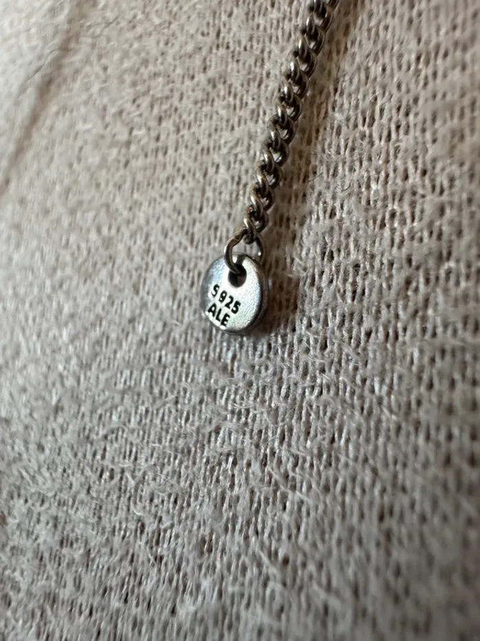 Chaîne Pandora Authentique Ajustable avec Pendentif O pour charm - photo numéro 5