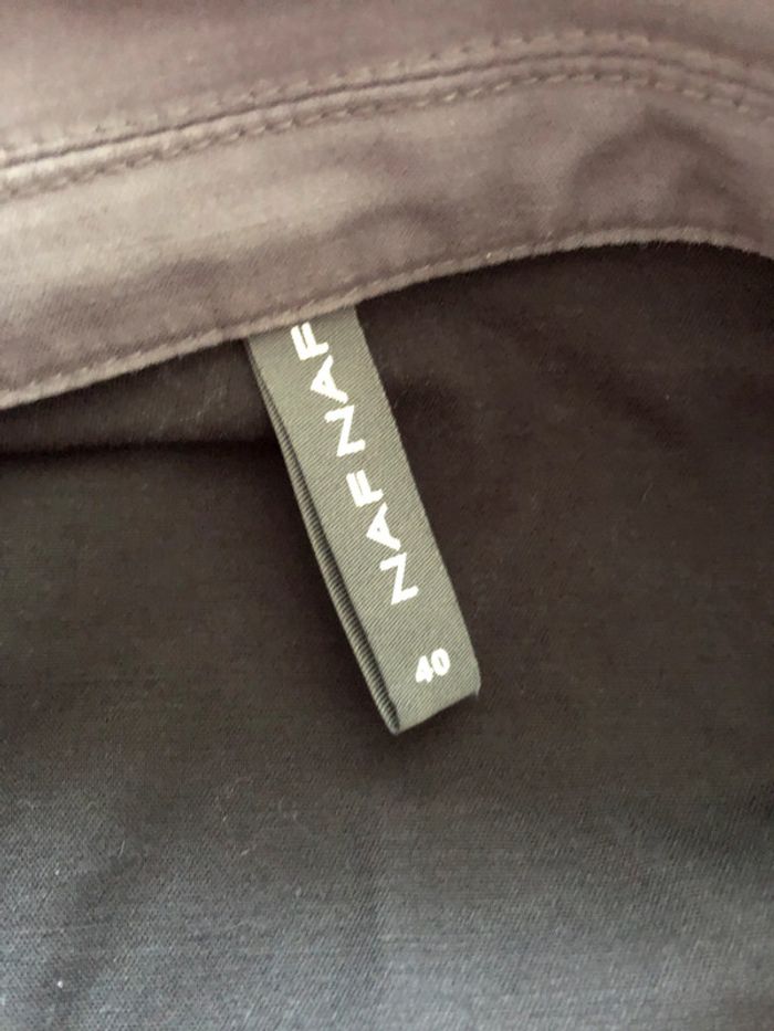 Blazer noir et gris Naf Naf 40 - photo numéro 4