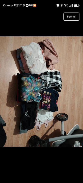 Lots vêtements fille