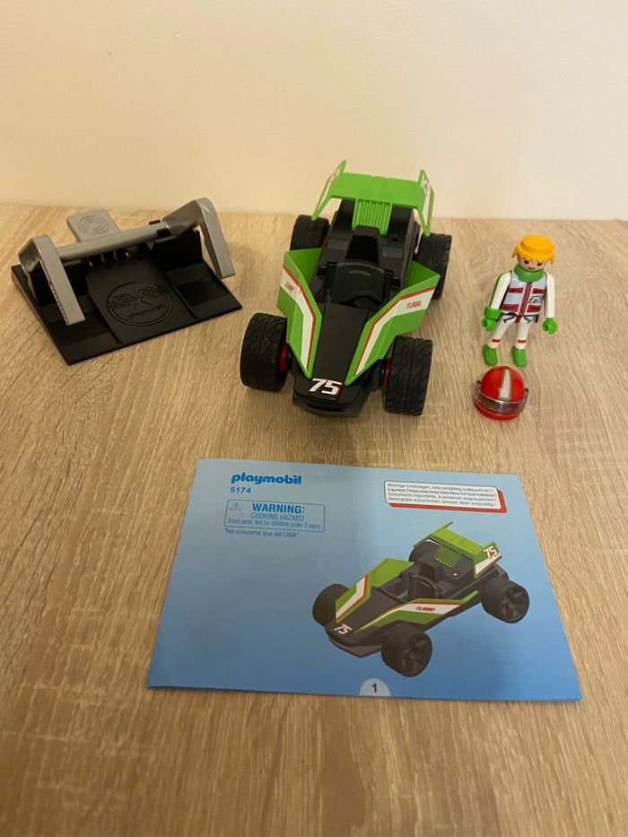 Playmobil 5174 voiture bolide  turbo