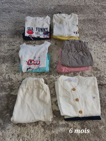 Lot printemps/ été garçon 6 mois