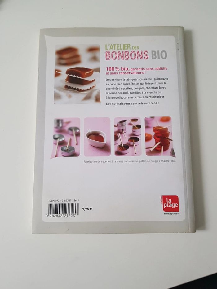 Livre l' atelier des bonbons bio - photo numéro 2