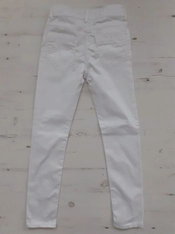 Pantalon fille réglable blanc 8 ans Tape à l'œil