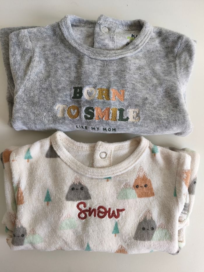 Lot de 2 pyjamas 1 mois
