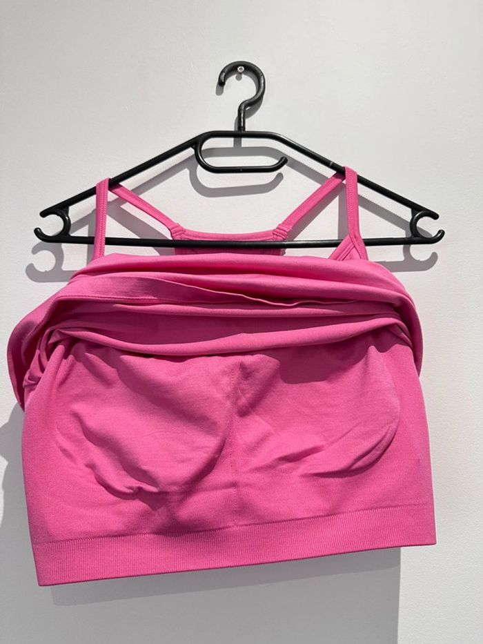 Débardeur de sport rose - photo numéro 4