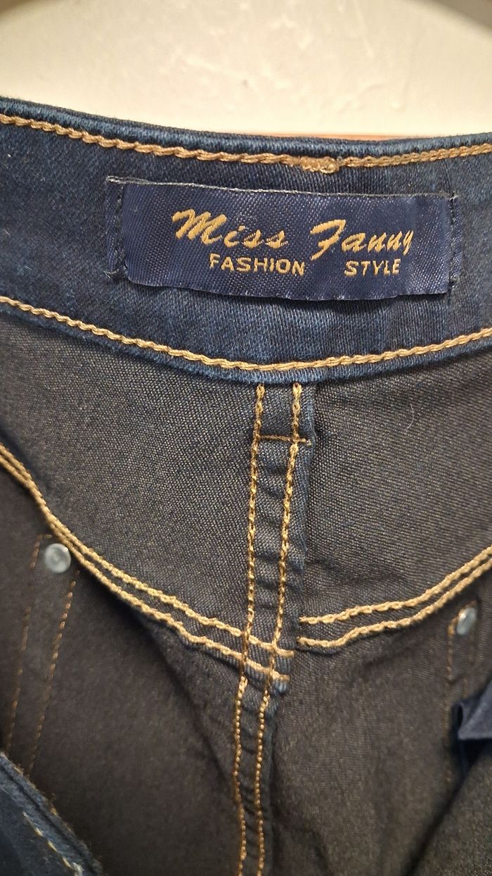 Jean grande taille 54 bleu foncé stretch - photo numéro 6