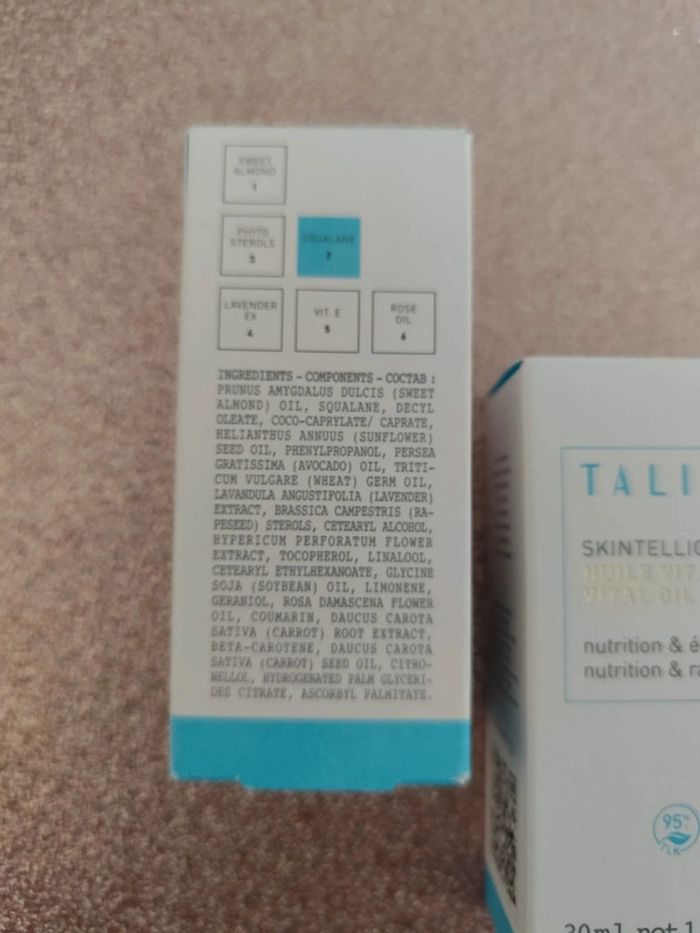 Lot de 2 huiles vitale nutrition et éclat Talika - photo numéro 2