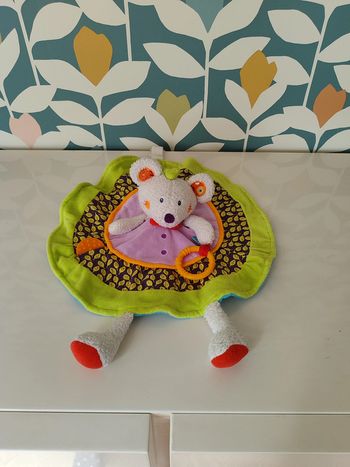 Doudou plat souris baby Sun