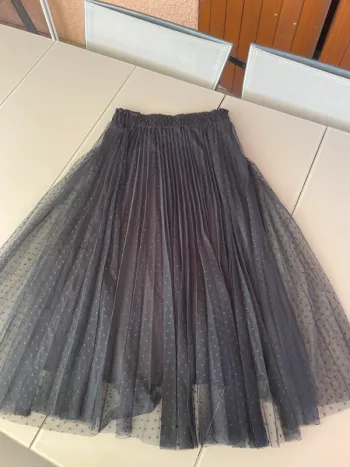 Jupe longue plissée Stradivarius taille S