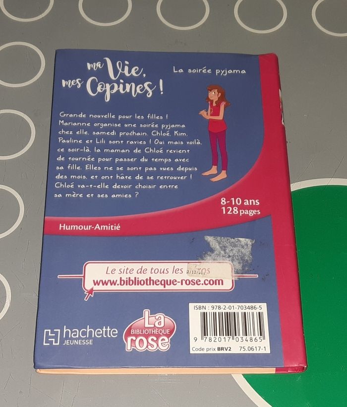 3 livres Ma vie mes copines Bibliothèque rose - photo numéro 3