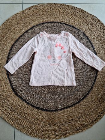 Joli tee-shirt manches longues Orchestra fille 12 mois