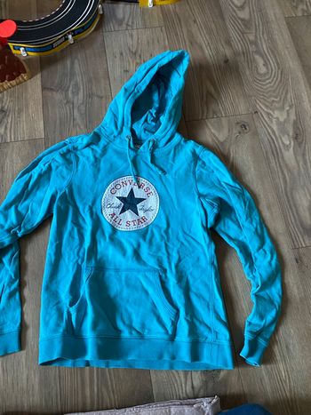 Sweat femme taille S turquoise Converse