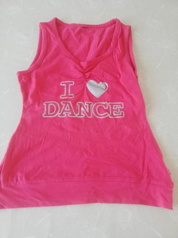 Débardeur rose 10 ans