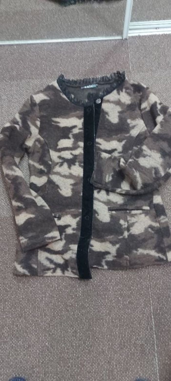 Veste lainage type Courtelle. 80 oct laine