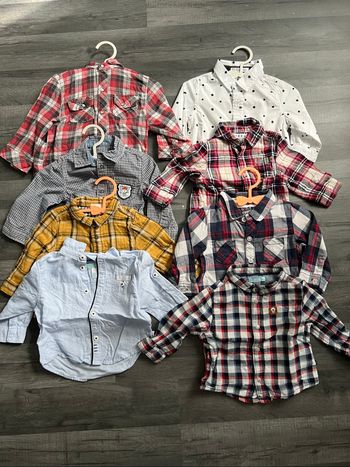 Lot de 9 chemise