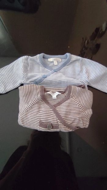 Lot 2 gilets tbe