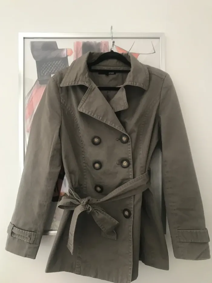 Trench court taupe Etam 38