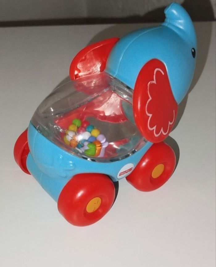 Fisher Price Éléphant Ami Jungle à roulettes NEUF - photo numéro 2