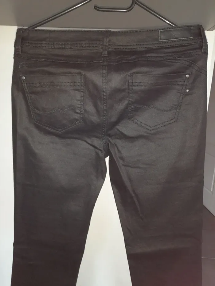 Jean noir regular fit taille 40 bonobo - photo numéro 4