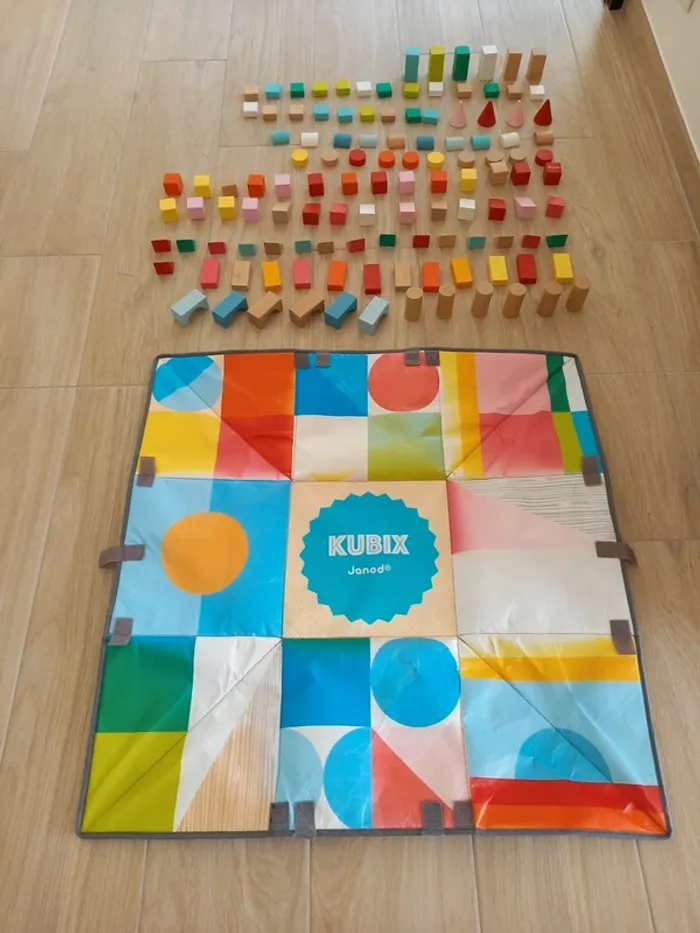 Jeu de construction en bois Kubix de Janod - photo numéro 3