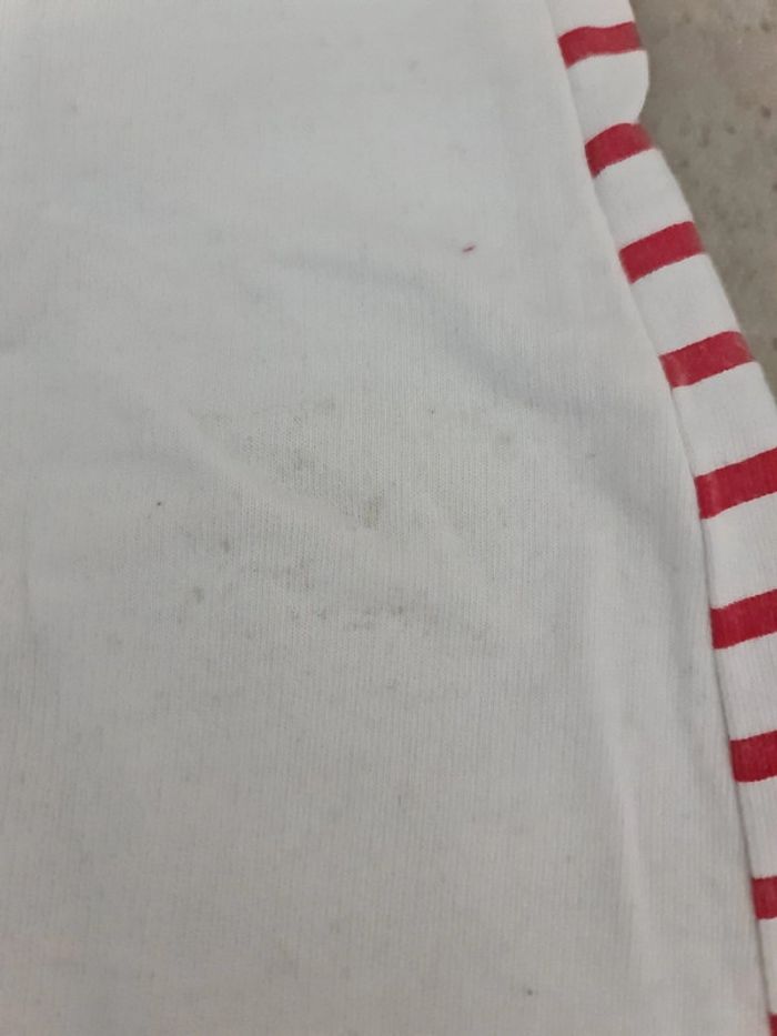 Robe minnie rouge et blanc rayé fille 4 ans zip dos - photo numéro 4