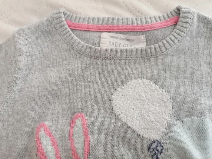 Pull motif lapin 12 mois - photo numéro 2