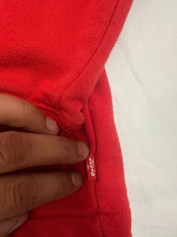 Sweat à capuche Levi’s – Rouge - photo numéro 4