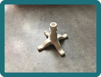 Pied blanc table playmobil