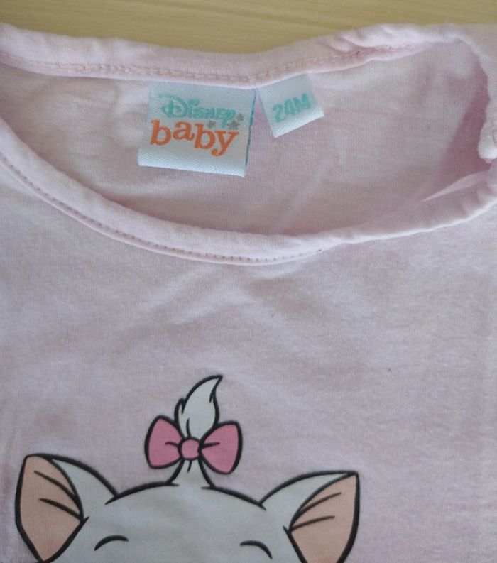 T-shirt Disney Marie 2 ans - photo numéro 3