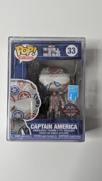 [Funko pop] Figurine art serie Marvel Captain America SE 33