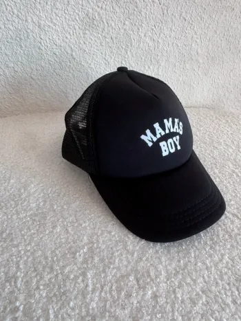 Casquette noire Mama’s Boy – Snapback réglable