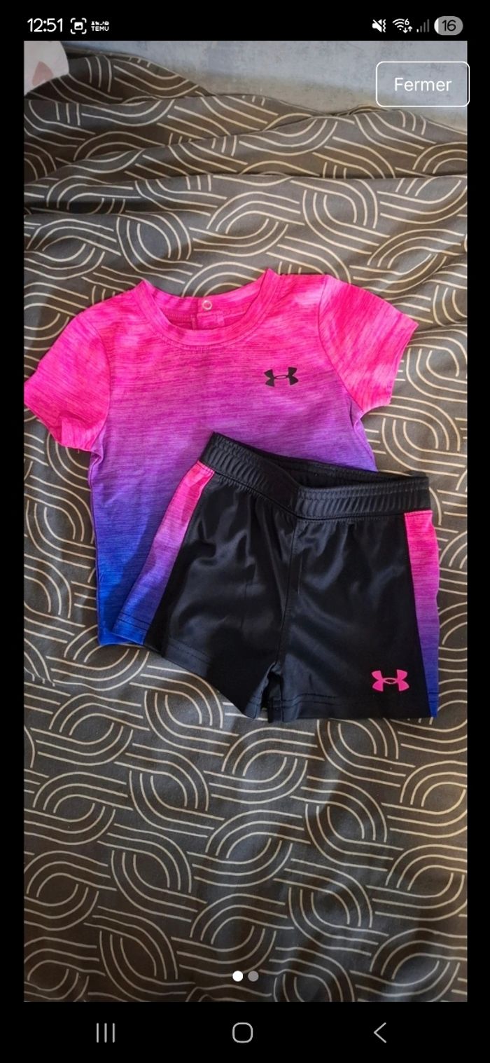 Ensemble short under armour