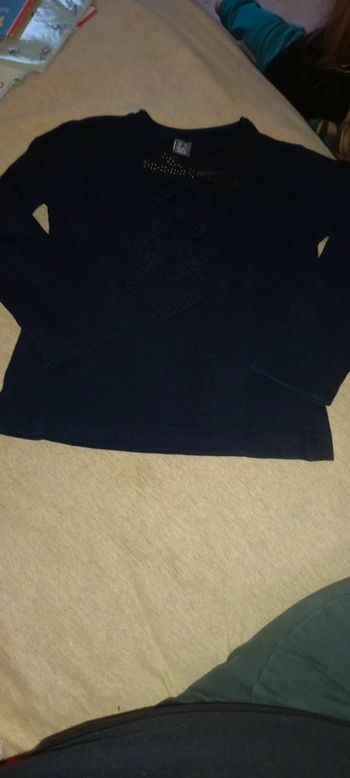 Tee-shirt  zara 5 6 ans bleu marine